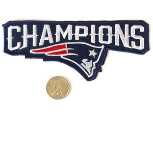 New England Patriots patch iron on NFL team DIY